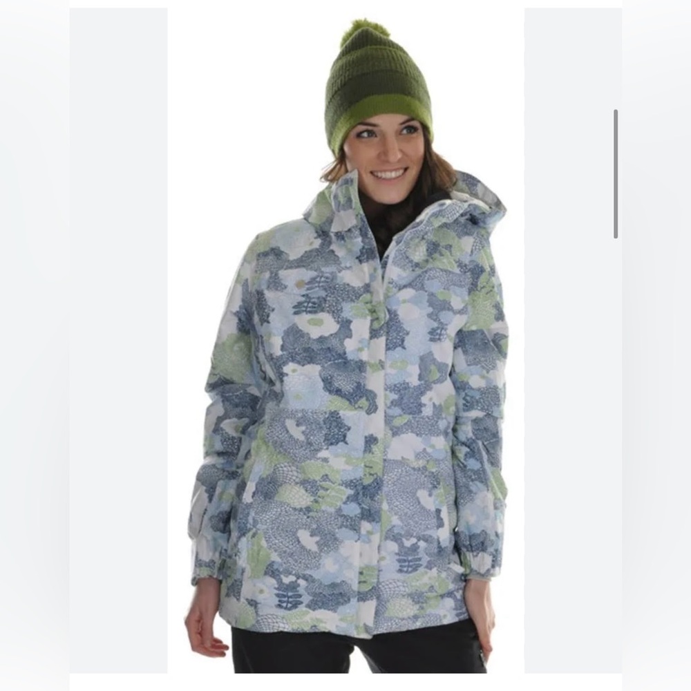 686 Womens snowboard/ski jacket Size Small Fully Equipped Multicolor